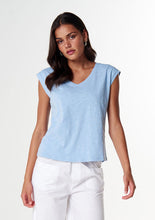 Load image into Gallery viewer, Cloth, Paper, Scissors - The Stranger Muscle Tee - Skyway Blue
