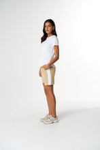Load image into Gallery viewer, Cloth, Paper, Scissors - Shaped Hem Tee
