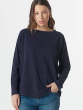 Load image into Gallery viewer, Goondiwindi - On Repeat Raglan Tee - Parisian Navy
