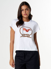 Load image into Gallery viewer, Cloth, Paper, Scissors - Sailing Club Tee - White

