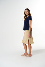 Load image into Gallery viewer, Cloth, Paper, Scissors - Front Split Tee
