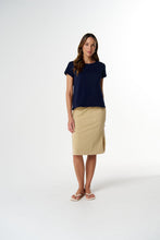 Load image into Gallery viewer, Cloth, Paper, Scissors - Front Split Tee
