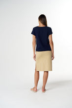 Load image into Gallery viewer, Cloth, Paper, Scissors - Front Split Tee
