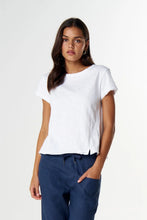 Load image into Gallery viewer, Cloth, Paper, Scissors - Front Split Tee
