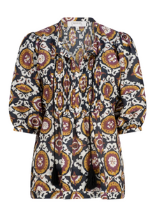 Caravan & Co - Pheobe Pintuck Blouse - Aubergine
