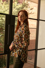 Load image into Gallery viewer, Caravan &amp; Co - Pheobe Silk Slouch Shirt - Aubergine

