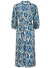 Load image into Gallery viewer, Caravan &amp; Co - Florence Navy Pintuck Shirt Dress
