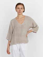 Load image into Gallery viewer, Carbon - Estelle Hessian Top

