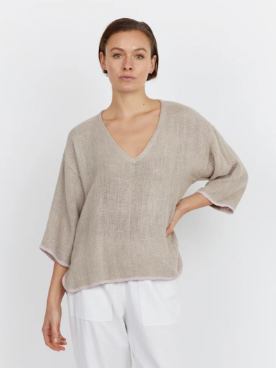 Carbon - Estelle Hessian Top