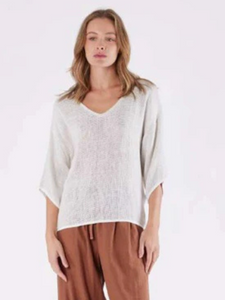 Carbon - Estelle Hessian Top