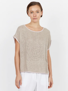 Carbon - Cleo Hessian Top
