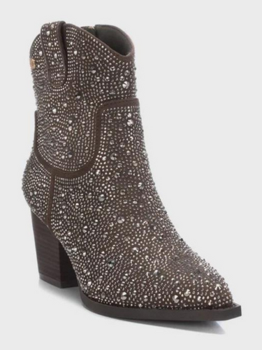 Carmela - Studded Boots - Taupe
