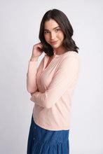 Load image into Gallery viewer, Cloth, Paper, Scissors - Henly Cotton Tee - Coral
