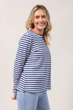 Load image into Gallery viewer, See Saw - Elastane Stripe T-Shirt
