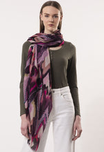 Load image into Gallery viewer, DLux - Sienna Wool Embroidery Scarf
