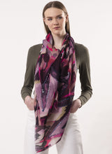 Load image into Gallery viewer, DLux - Sienna Wool Embroidery Scarf
