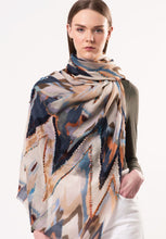Load image into Gallery viewer, DLux - Sienna Wool Embroidery Scarf
