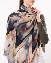 Load image into Gallery viewer, DLux - Sienna Wool Embroidery Scarf

