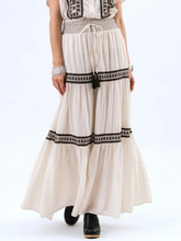 Load image into Gallery viewer, Lolly&#39;s Laundry - Diamond Maxi Skirt - Creme
