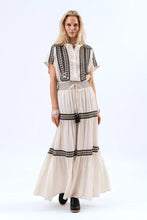 Load image into Gallery viewer, Lolly&#39;s Laundry - Diamond Maxi Skirt - Creme
