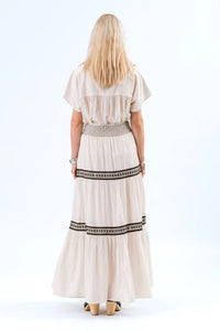 Lolly's Laundry - Diamond Maxi Skirt - Creme