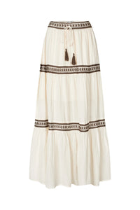 Lolly's Laundry - Diamond Maxi Skirt - Creme