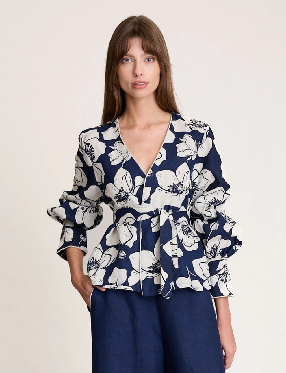 State Of Embrace - Fleur Jacket - Navy