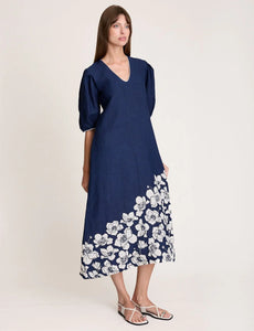 State Of Embrace - Fleur Balloon Dress - Navy