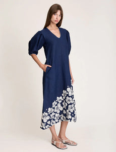 State Of Embrace - Fleur Balloon Dress - Navy
