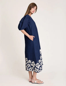 State Of Embrace - Fleur Balloon Dress - Navy