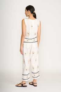 Foil - Sew Crafty Pant - Sand Geo