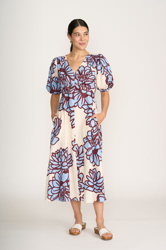 Foil - Empire-Ly Yours Dress - Bloom