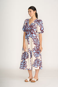 Foil - Empire-Ly Yours Dress - Bloom