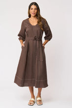 Load image into Gallery viewer, Foil - Shout Out Dress - Cocoa
