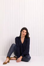 Load image into Gallery viewer, Foil - Knotting Hill Blouse - Midnight

