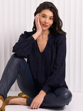 Load image into Gallery viewer, Foil - Knotting Hill Blouse - Midnight

