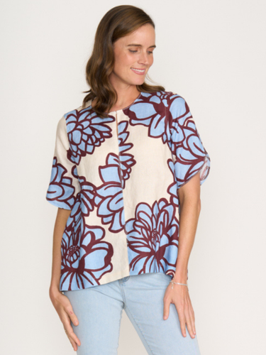 Foil - Delightful Top - Bloom