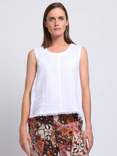 Load image into Gallery viewer, Foil - Fringe Benefits Shell Top - White
