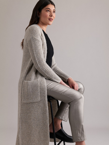 Foil - Glitterati Cardigan - Champagne
