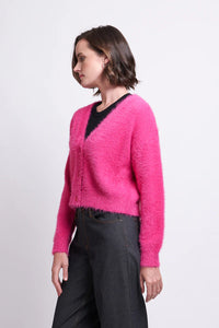 Foil - Good Fluff Cardigan - Cadillac