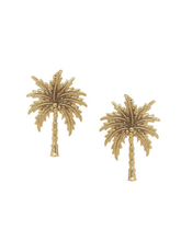 Load image into Gallery viewer, Frank Herval - Summer Earring - Palm Tree Post
