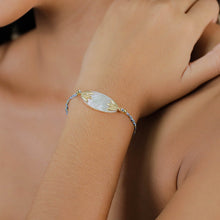 Load image into Gallery viewer, Frank Hervall - Palma Oval Disc Braided Bracelet
