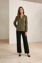 Load image into Gallery viewer, GDS - Viviana Blouse - Khaki
