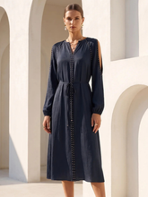Load image into Gallery viewer, GDS - Viviana Long Dress - Navy
