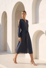 Load image into Gallery viewer, GDS - Viviana Long Dress - Navy
