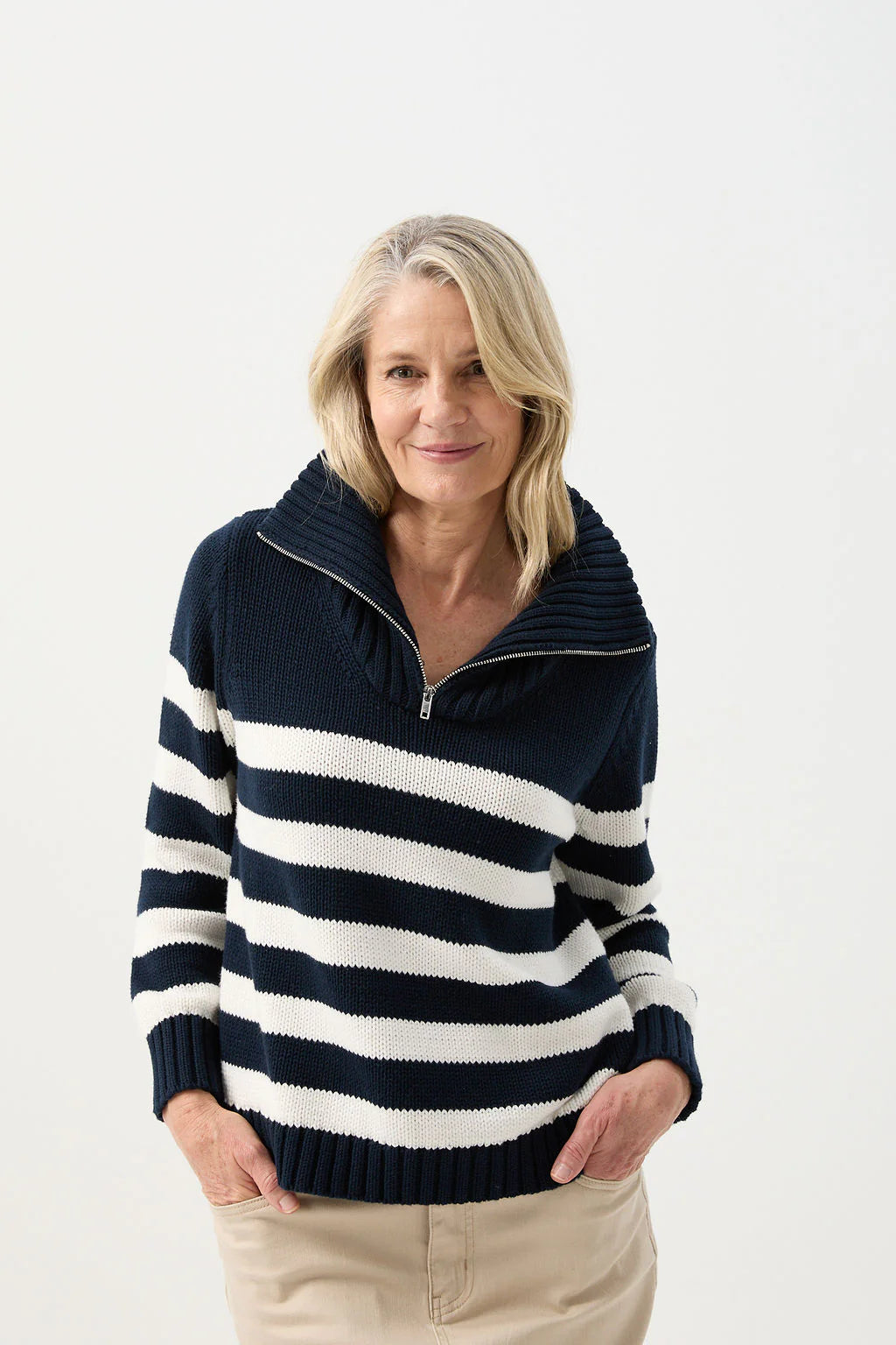 Goondiwindi - Stripe Chunky Jumper