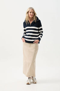 Goondiwindi - Stripe Chunky Jumper
