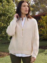 Load image into Gallery viewer, Goondiwindi - Jillaroo Cotton Jumper - Whipped Cream
