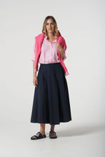 Load image into Gallery viewer, Goondiwindi - A Line Maxi Skirt - Dark Navy
