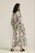 Load image into Gallery viewer, Goondiwindi - Rope Belted Linen Maxi Dress - Palms Print
